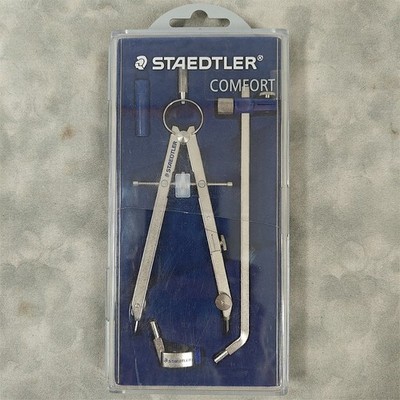 Staedtler Mars Comfort 551 02 Precision Compass Set Germany New Sealed