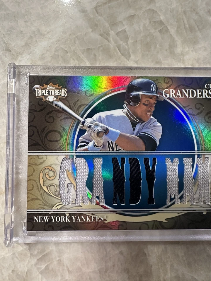 2013 Topps Triple Threads Relics/3 Curtis Granderson TTR-CGR1 New York Yankees Foto 2 de 4