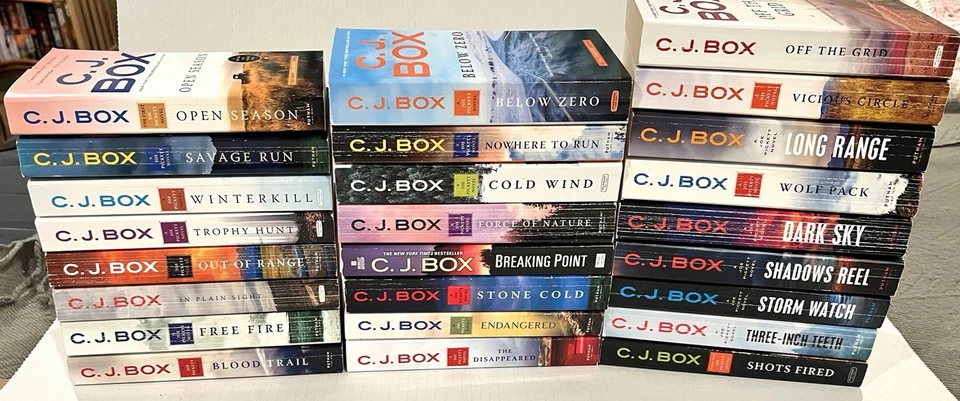 Lot of 25 JOE PICKETT “Game Warden” Series Novels by C. J. BOX Paperbacks - Image 3 of 4