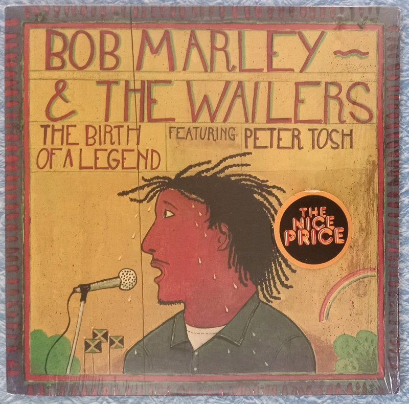 1977 M- SHRINK TESTED Bob Marley Wailers BIRTH OF A LEGEND LP Reggae Ska Soul