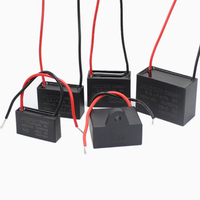 CBB61 450VAC 450V AC Motor Start Capacitor 1/1.2/1.5/1.8/2/2.2/2.5/3/4/5/6 -50uF
