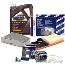 BOSCH INSPEKTIONSPAKET FÜR SEAT ALTEA LEON SKODA OCTAVIA VW CADDY GOLF 5 6 1.4