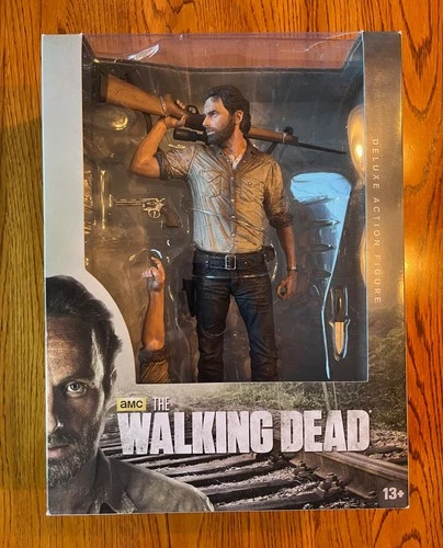 The Walking Dead Rick Grimes 10" Deluxe Action Figure McFarlane AMC NIB