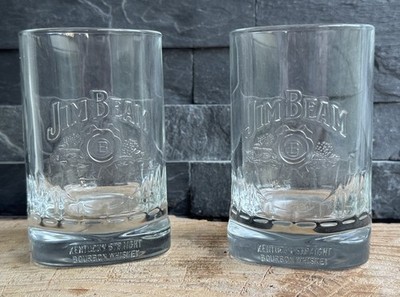 Jim Beam-Zwei Whiskygläser - Kentucky Straight Bourbon - mehr vorhanden