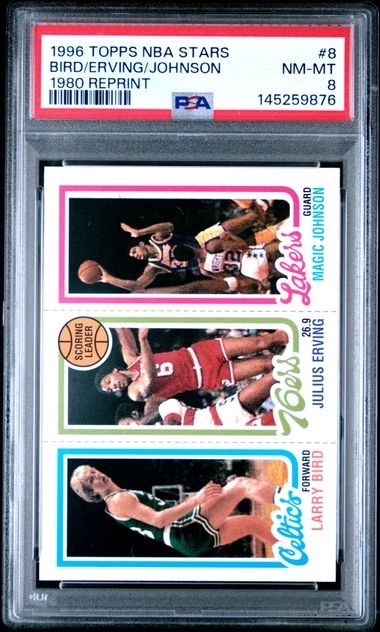 1996 #24 マイケルジョーダン リプリント PSA 8 1996 Topps Stars - Reprints Michael Jordan #24 Members Only for