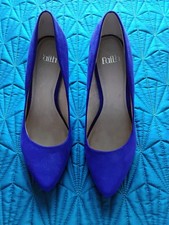 Faith purple suede stiletto shoes size 7UK