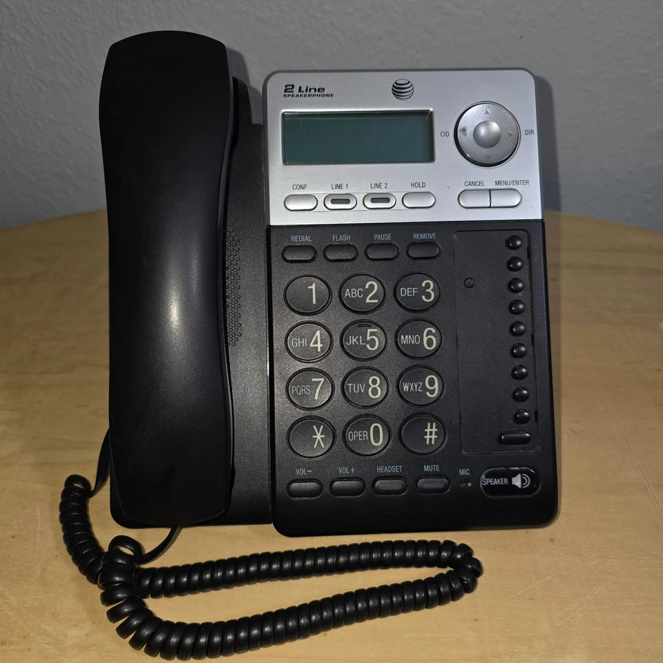 AT&T ML17929 2-Line Office Phone Caller ID/Call Waiting Speakerphone - Image 3 of 4
