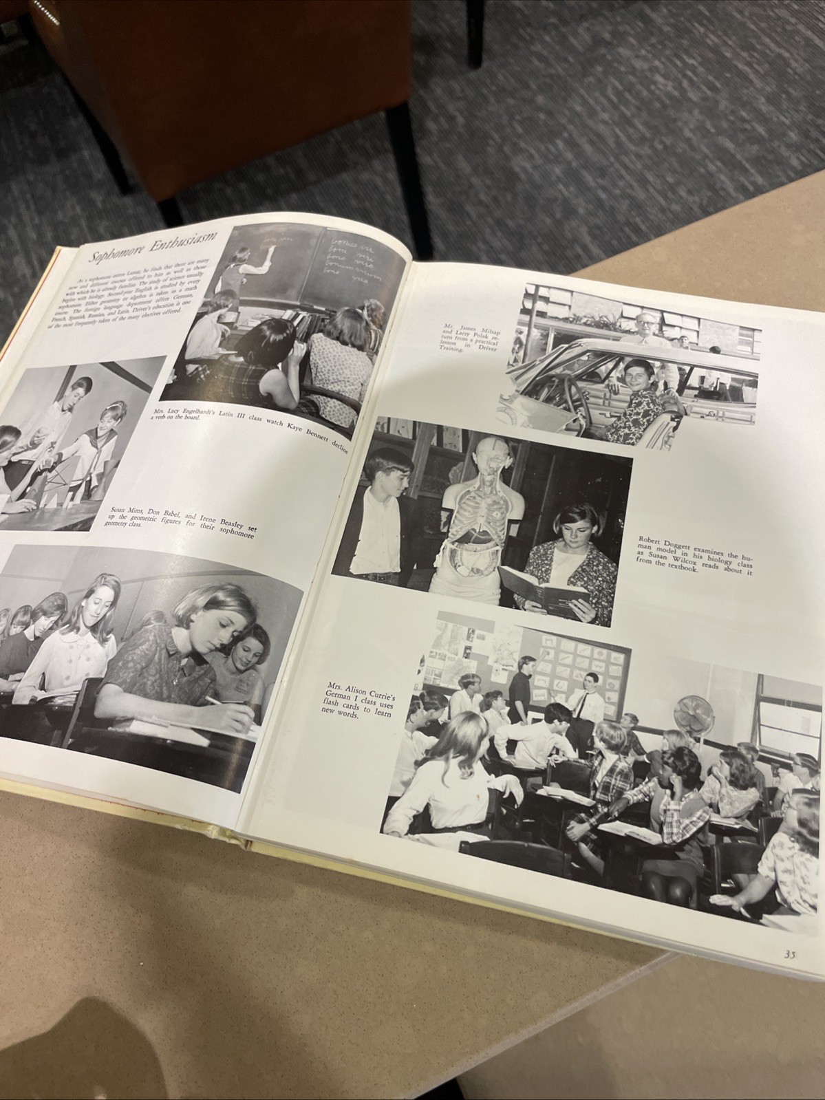1967 Lamar High School Yearbook Orenda Houston, Texas (Grier Patton)