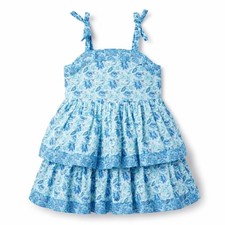 Janie and jack tiered floral dress tiered fluffy