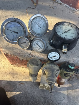 #ad Various gauges brands from Weiss to Wika liquid gas etc.pressure gauges $250.00