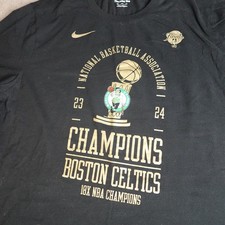 Nike Shirt 2XL Black Boston Celtics Champions