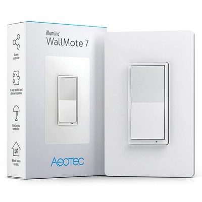 ZWave Wireless Remote Control Scene Controller WallMote 7 Hub Required