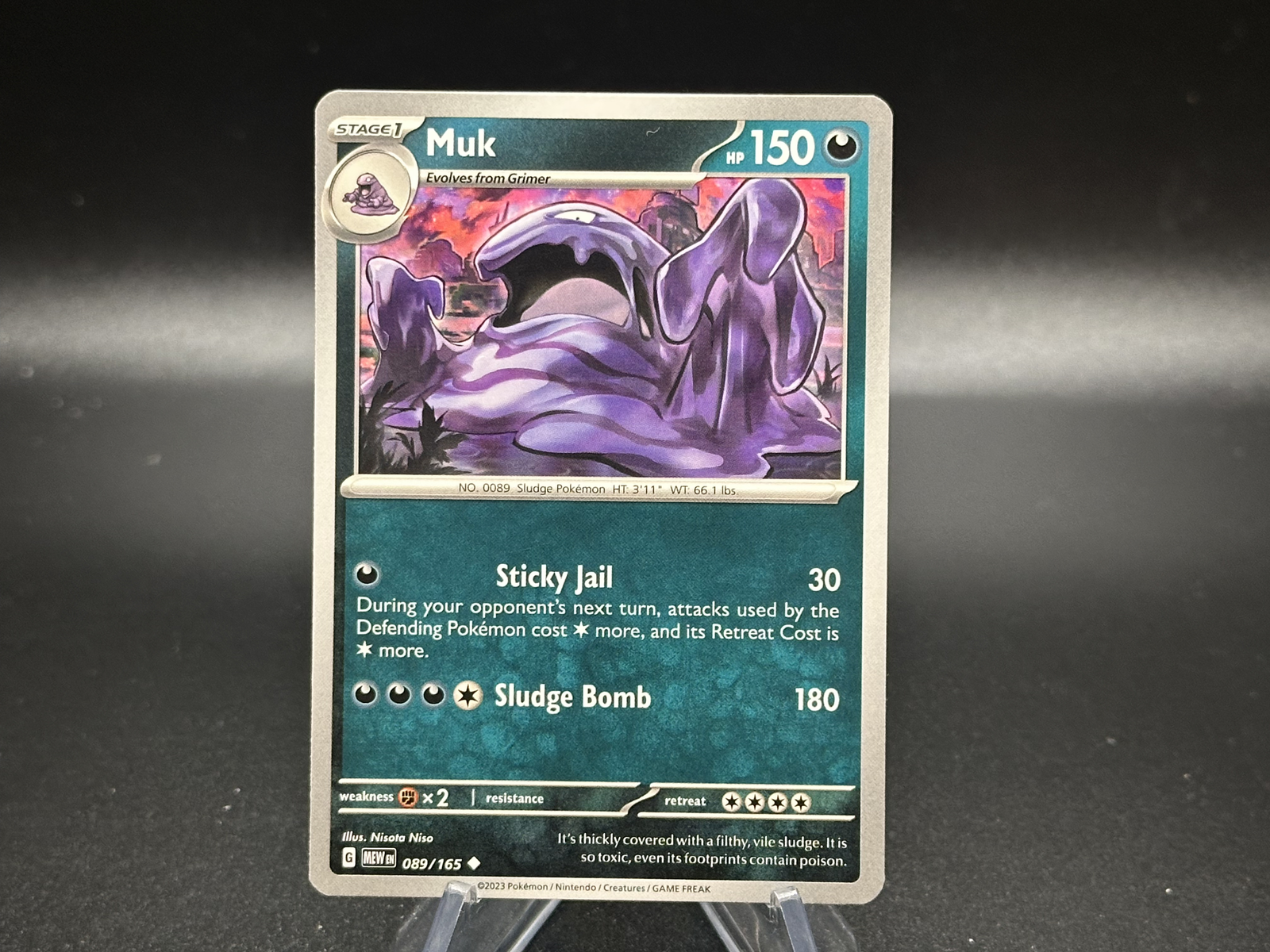 Muk - 89/165 Scarlet & Violet 151 - Pokémon TCG | eBay