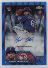 2023 Topps Chrome Update Blue RayWave Refractor 22/150 Grant Anderson Auto 3a1
