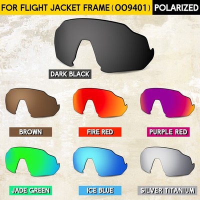 1.5MM POLARIZED Replacement lenses for Oakley Flight Jacket OO9401 Frame