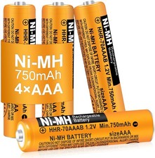 For Panasonic NI-MH AAA Rechargeable Battery Cordless Phones Batteries 750mah 9.99 per battery