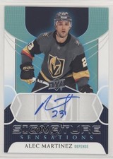2020-21 Upper Deck Signature Sensations Series 1 Alec Martinez #SS-AM Auto 07uq