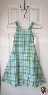 NWT Gymboree Vintage 2004 Splash 100% Cotton Plaid Dress Size 9