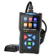 Check Engine Code Reader for Cars and Trucks, 2 in 1, Car Battery Tester, Black