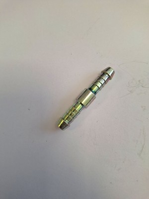 Benzinschlauchverbinder aus Metall, gerade, für Benzinschlauch mit Innen-Ø 7,0mm