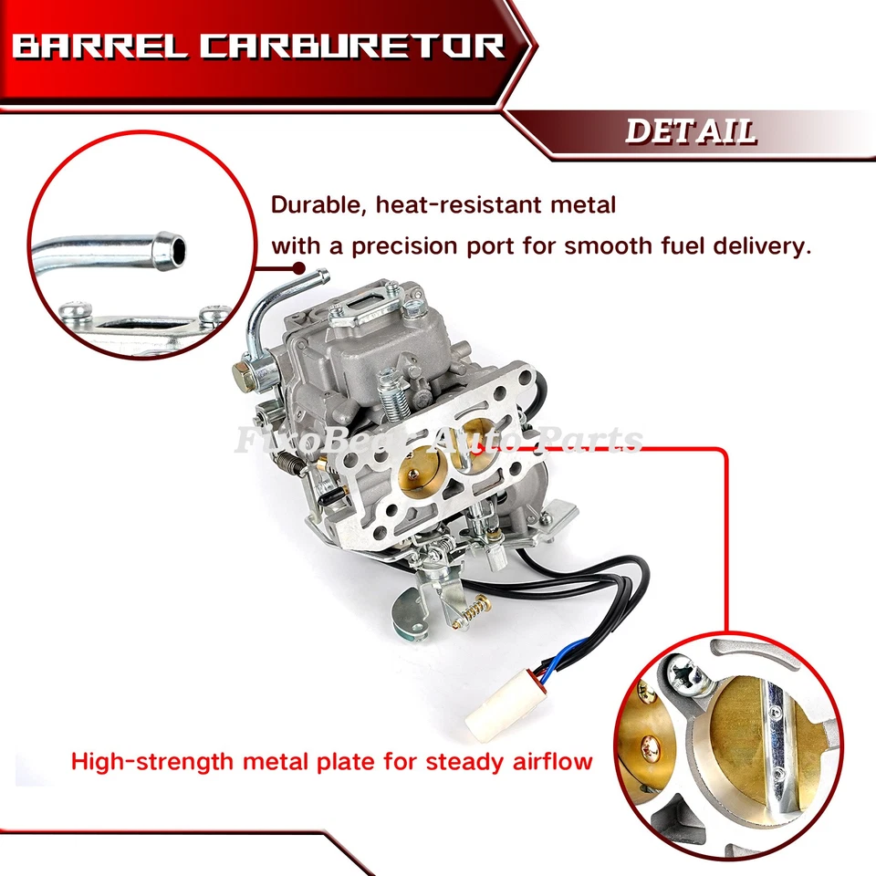 2 Barrel Carburetor For Isuzu Pickup Amigo Impulse Trooper 1988-1994 8943376320 Foto 4 de 4