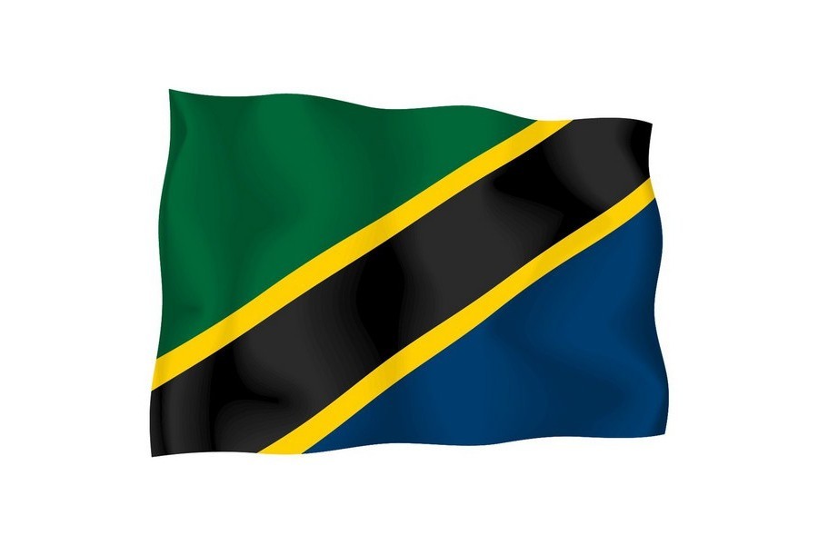 Adesivo Bandiera Esterno Vinile Automobile Motocicletta Tanzania, Tanzanite,