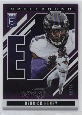 2025 Panini Donruss Elite Spellbound Purple /49 Derrick Henry #30 0fo5