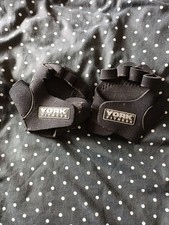 York Weight Lifting Gloves Padded Neoprene Fitness Gym Workout Exercise Training