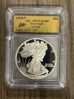 1995 P PROOF SILVER EAGLE ICG PR70 DCAM AUSTIN HUTTO SIGNED GOLD LABEL 1 Of 99