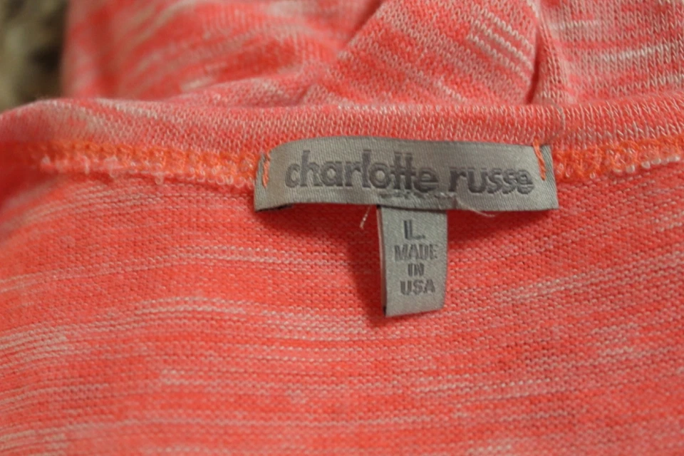 Cárdigan Charlotte Russe Manga Larga Ligero Frente Abierto Rosa Talla Grande Foto 3 de 4