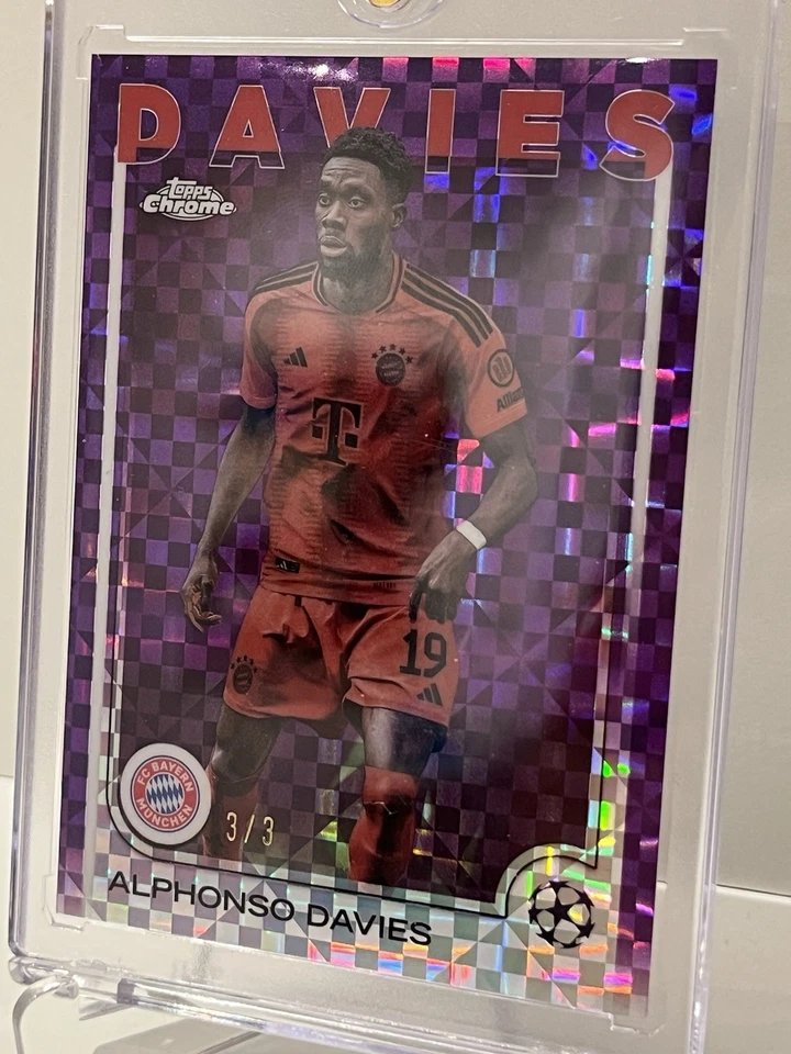 Topps Chrome 24/25 - Alphonso Davies 3/3 eBay 1/1 - Bild 2 von 4