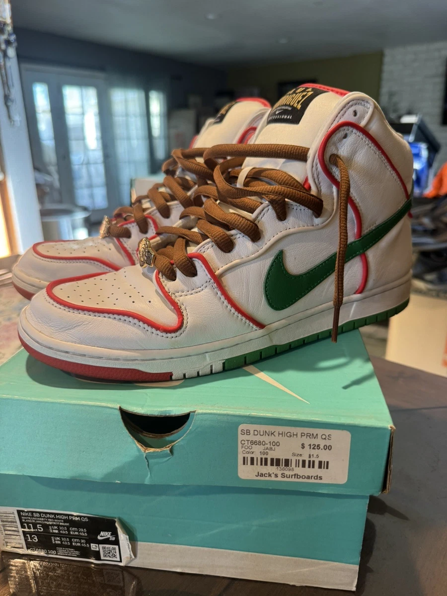 Nike Paul Rodriguez x Dunk Premium SB High Boxing | eBay