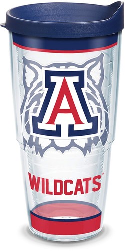 Made in USA Double Walled University of Arizona Wildcats Insulated Tumbler Cu...