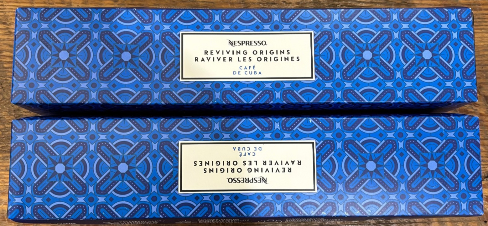 NESPRESSO Vertuo CAFE DE CUBA Reviving Origins Coffee Pods, 2 sleeves