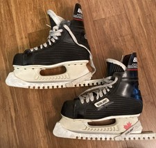 Vintage Bauer Hockey Skates Pro Player 600 Bl...
