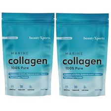 Marine Collagen 120 Capsules + Biotin Vitamin C Hyaluronic Acid Type I For Skin