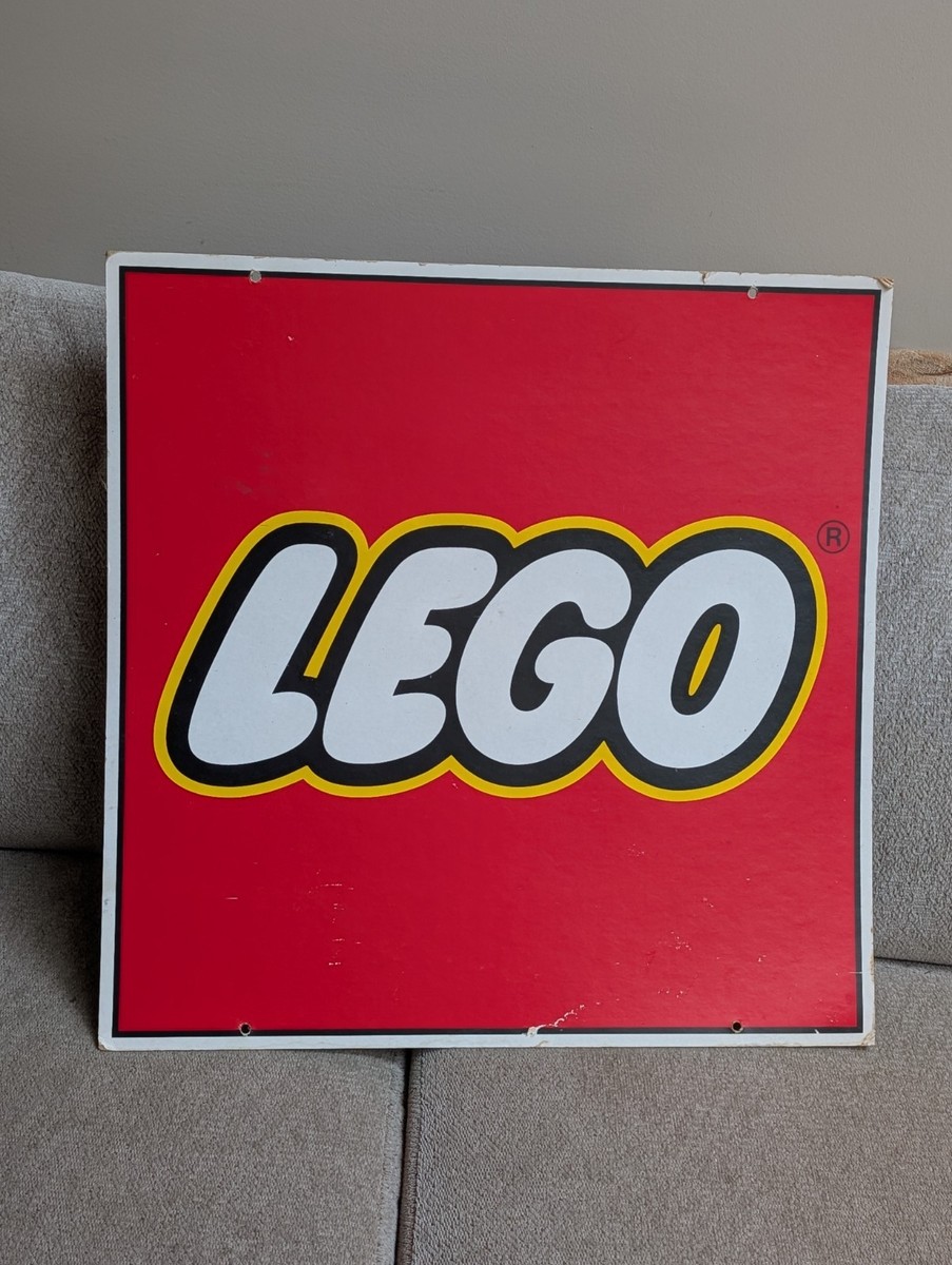 Vintage Lego 1970's Store Advertisement Double Sided 24