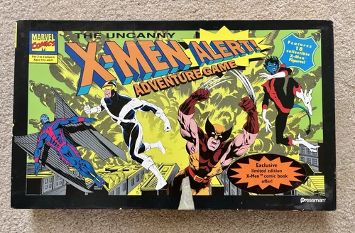 Vintage 1992 Marvel Comics The Uncanny X-Men Alert Adventure Game