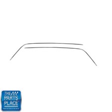 1962-64 Chevy Impala Drip Rail Molding Moulding Chrome- New 2 Piece Set 1962-64 Chevy Impala Drip Rail Molding Moulding Chrome- New 2 Piece Set