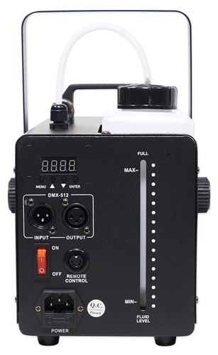 Rockville R1200L Fog/Smoke Machine w LED Lights/Strobe, 7 Channel DMX+2 Remotes - Picture 7 of 11