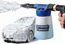 Nozzle Spray Car Wash Gun Cannon Soap Foam Dirt Dust Blaster Hose Thick Sprayer