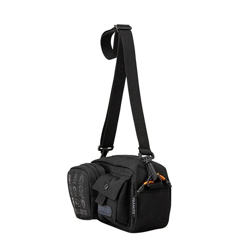 PEANUTS × OUTDOOR PRODUCTS shoulder bag and cosmetic pouch Black Japan New - Picture 3 of 8