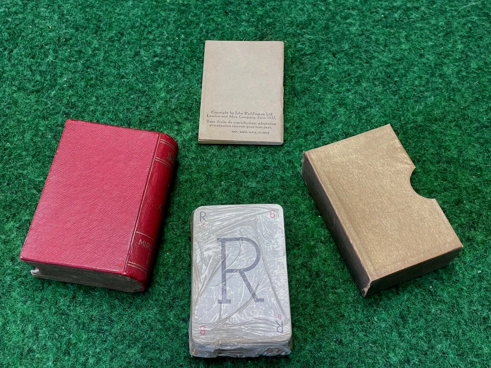 Vintage 1937 : LEXICON jeu de cartes par ABÉCÉ, Miro company éditeurs Paris 1937 - Photo 4/4