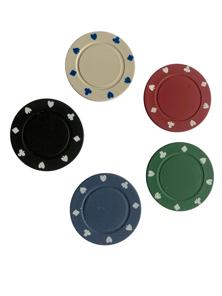 CLEARANCE POKER CHIPS / TOKENS CHOOSE COLOUR + QUANTITY FULL