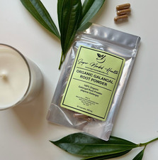 Galangal Root Powder Capsules Organic Alpinia Galanga 500mg Health