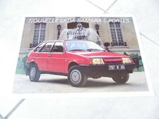 Lada Samara 5 portes brochure catalogue commercial sales prospectus feuillet