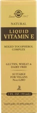 Solgar Liquid Vitamin E with dropper 2 oz