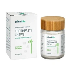 Toothpaste Chews Polished Peppermint 60 Tabs By Primal Life Organics