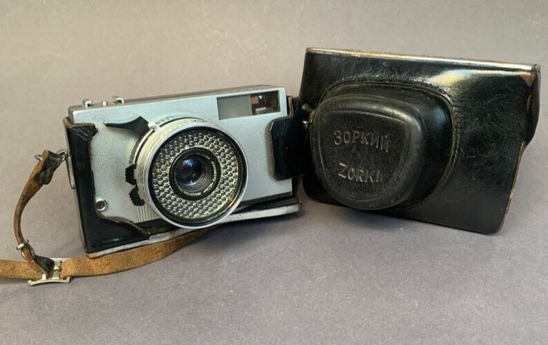 Vintage 1970s USSR Used Camera Zorki 11 Film 45mm Industar-63 Lens  Collectibles