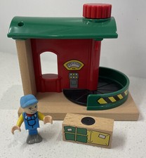 BRIO 33531, Wooden Railway System,  Goods Terminal  , Vintage-2000, w/OriginalBox